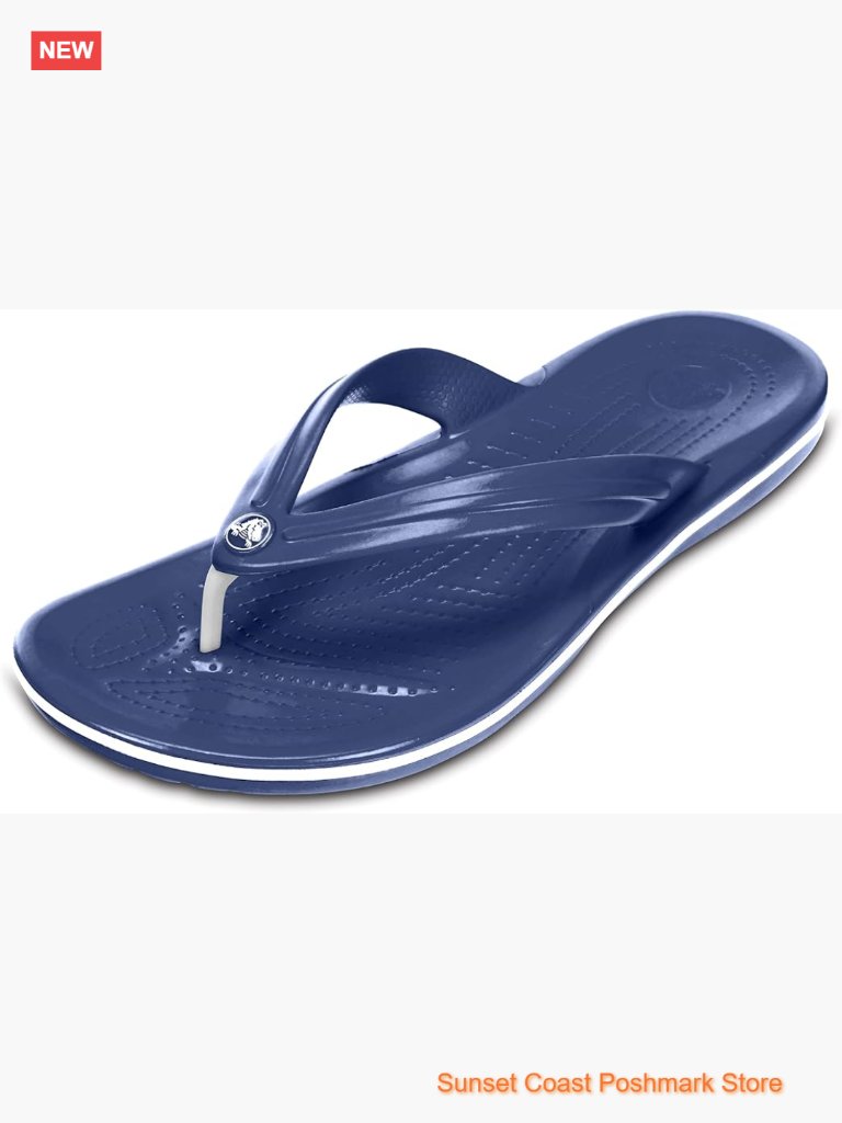 Unisex Crocband Flip Flop Sandal Synthetic Croslite Waterproof